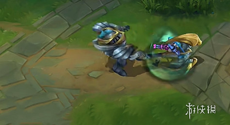 英雄聯盟手遊光明騎士諾提勒斯特效展示