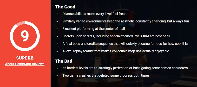 《宇宙機器人》媒體評分解禁:IGN9分 各媒體均分90+ 《宇宙機器人》媒體評分解禁:IGN9分 各媒體均分90+