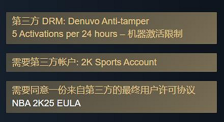 2K在《NBA 2K25》發售當日 為遊戲添加了D加密技術 2K在《NBA 2K25》發售當日 為遊戲添加了D加密技術
