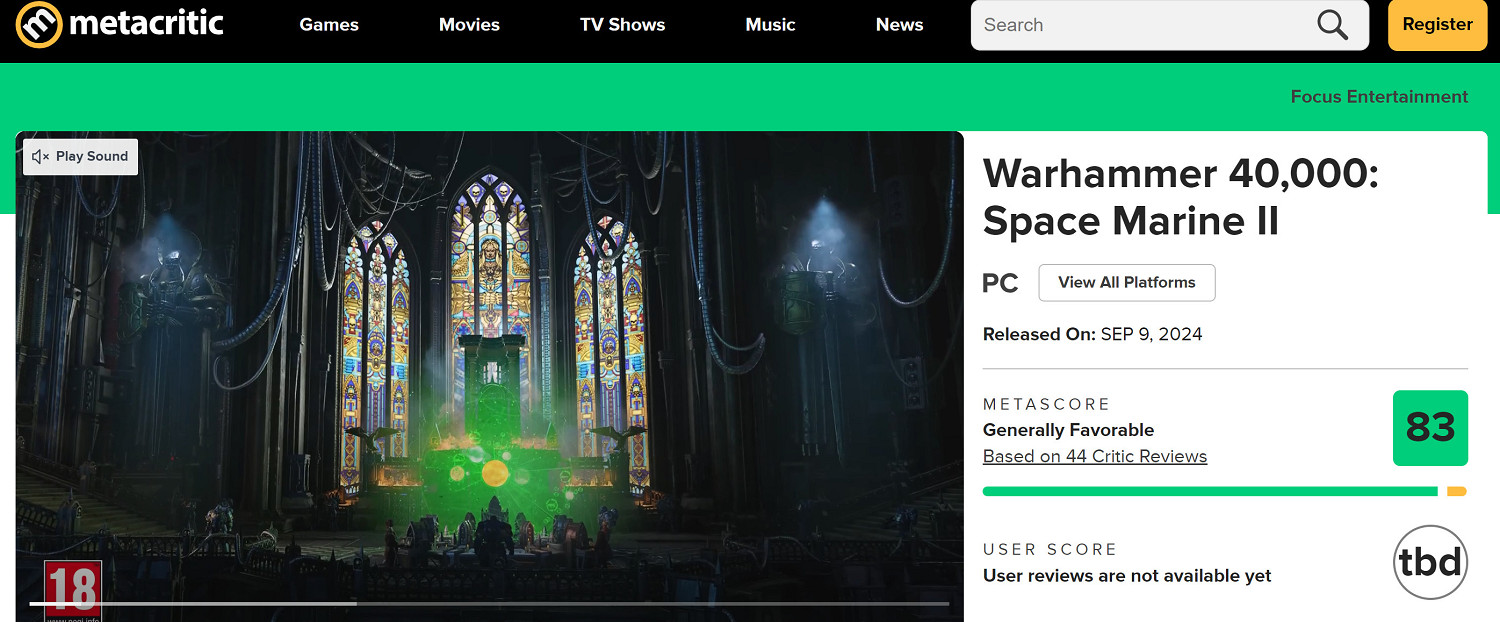 《戰鎚40K:星際戰士2》遊戲未發售 線上峰值超13萬! 《戰鎚40K:星際戰士2》遊戲未發售 線上峰值超13萬!