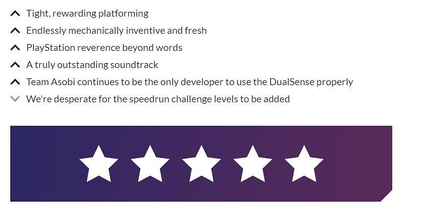 VGC記者稱讚《宇宙機器人》:PS有史以來最好的遊戲! VGC記者稱讚《宇宙機器人》:PS有史以來最好的遊戲!