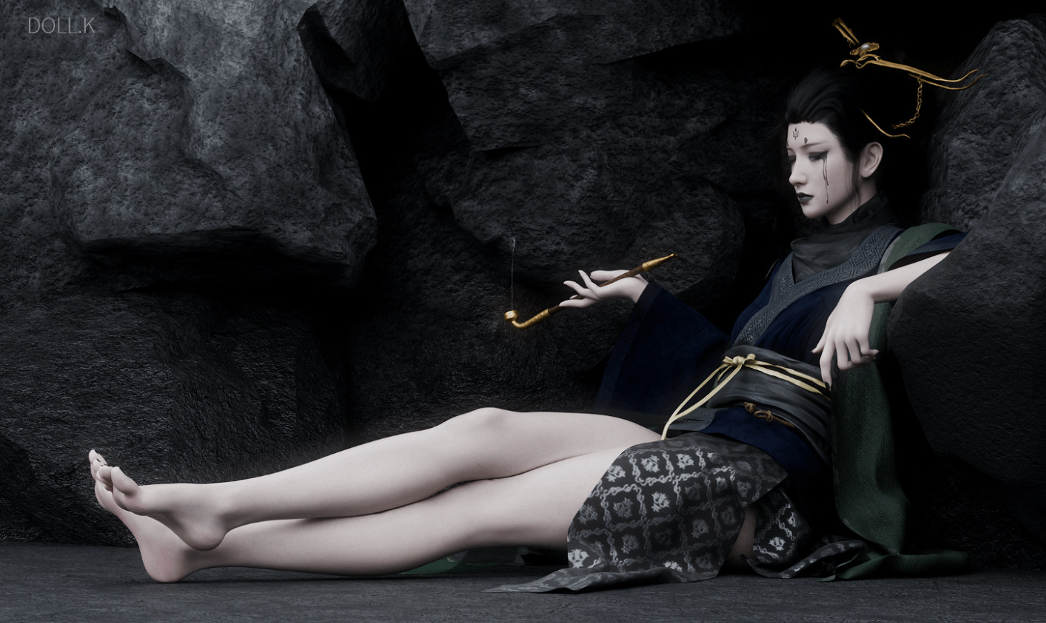 足控黨福利!國外博主自製《黑神話:悟空》四妹3D圖 足控黨福利!國外博主自製《黑神話:悟空》四妹3D圖