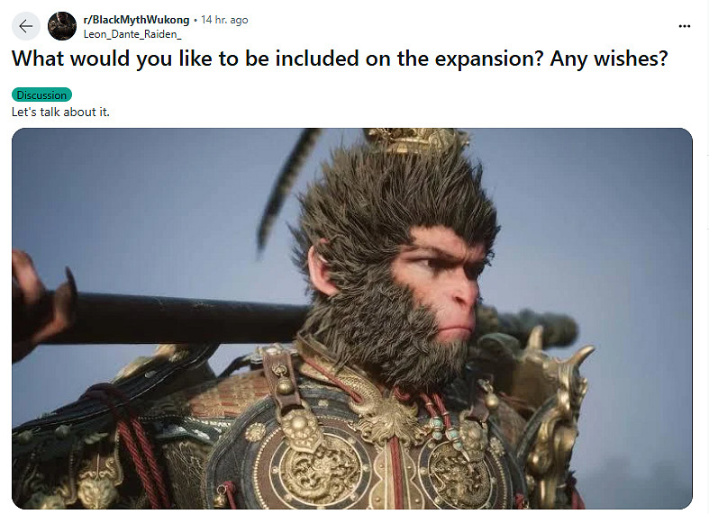 《黑神話》DLC引老外熱議:期待大鬧天宮、拯救四妹 《黑神話》DLC引老外熱議:期待大鬧天宮、拯救四妹