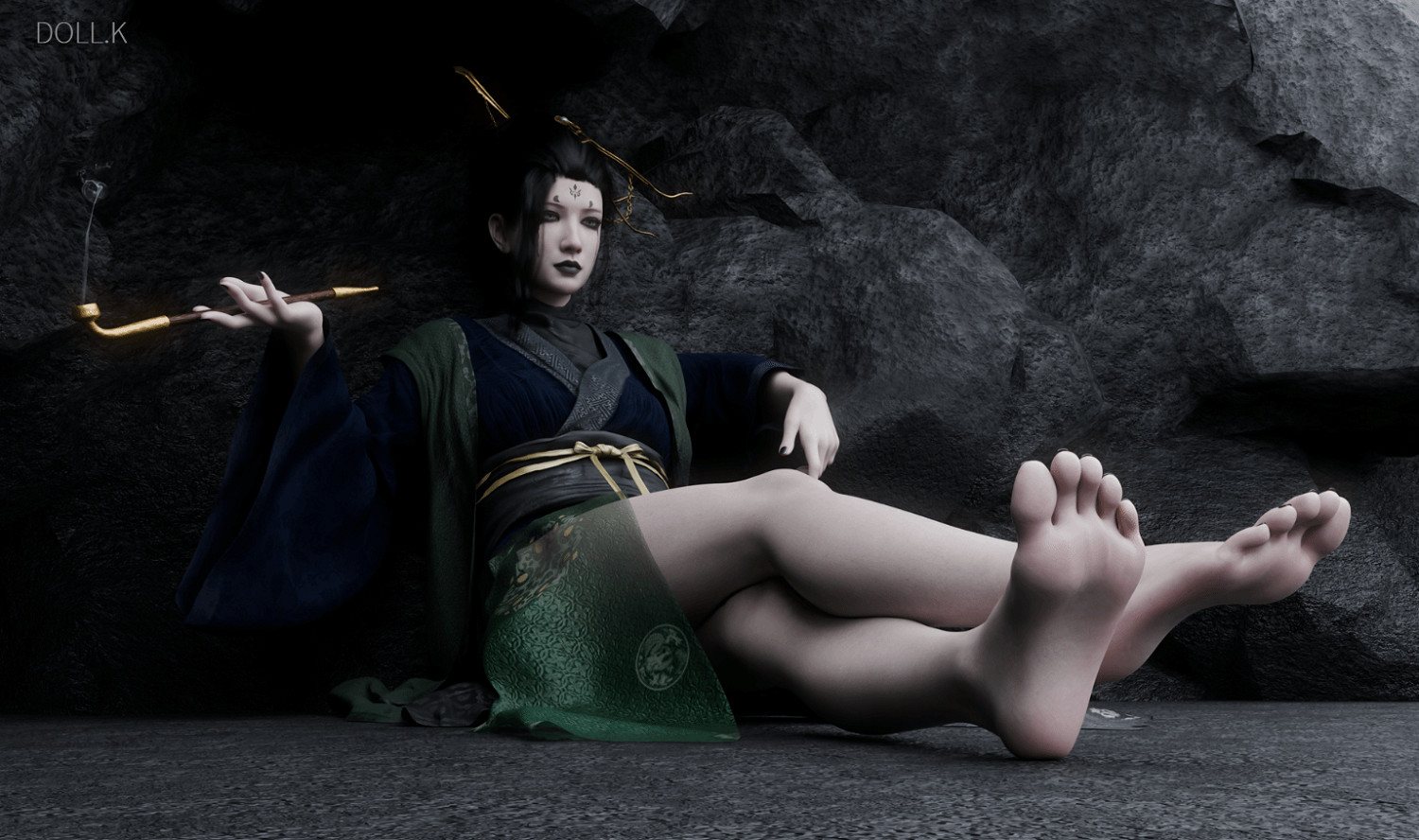 足控黨福利!國外博主自製《黑神話:悟空》四妹3D圖 足控黨福利!國外博主自製《黑神話:悟空》四妹3D圖