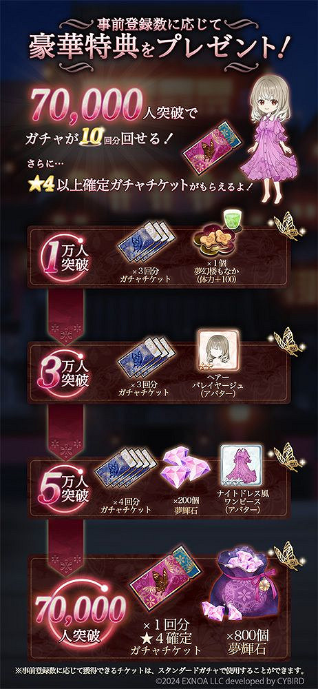 成熟女性向戀愛遊戲《夢幻樓與不眠蝶》即將推出