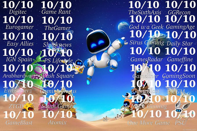 國外博主自製《宇宙機器人》媒體讚譽圖:全屏的滿分! 國外博主自製《宇宙機器人》媒體讚譽圖:全屏的滿分!