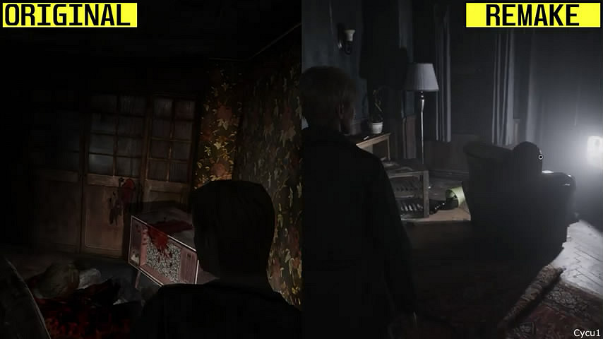 忠實於原作!《沉默之丘2》重製版vs原版遊戲 畫面對比 忠實於原作!《沉默之丘2》重製版vs原版遊戲 畫面對比