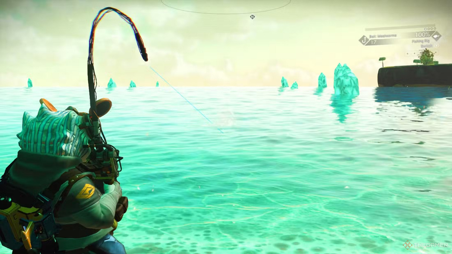 《無人深空》玩家龍捲風環境中嘗試釣魚 慘變活體風箏 《無人深空》玩家龍捲風環境中嘗試釣魚 慘變活體風箏