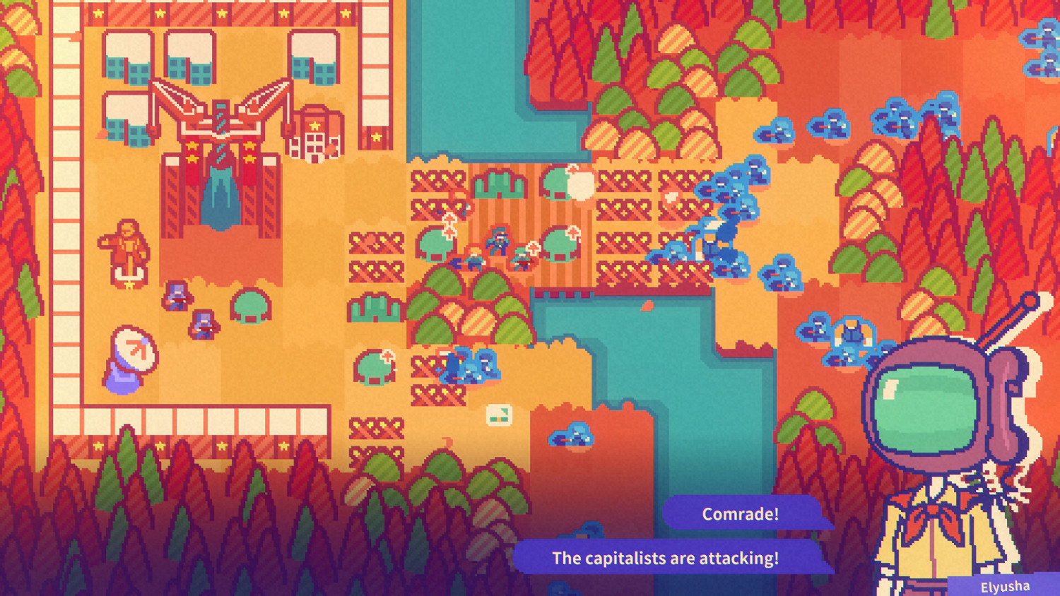 卡通風黑色幽默策略建造遊戲《絕對火箭防衛主義》上架Steam平台