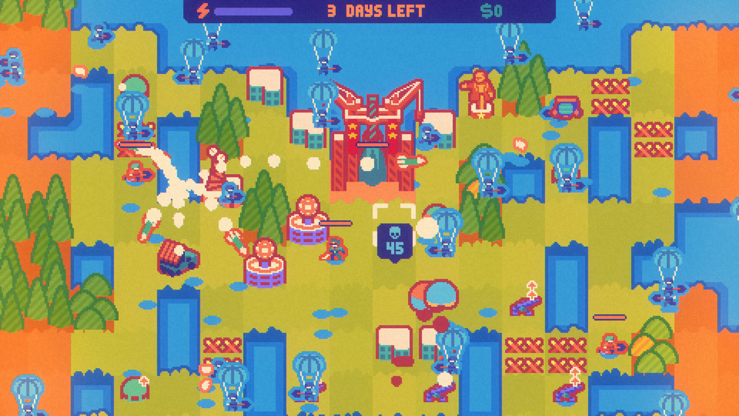 卡通風黑色幽默策略建造遊戲《絕對火箭防衛主義》上架Steam平台