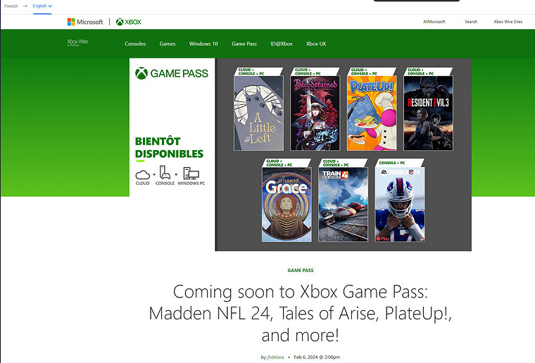臨時工失誤?《破曉傳奇》或即將加入 Xbox Game Pass (XGP) 臨時工失誤?《破曉傳奇》或即將加入 Xbox Game Pass (XGP)