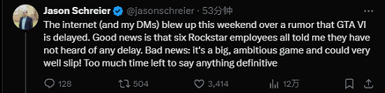《GTA6》發售日期疑雲再起,2025年秋季仍是官方目標 《GTA6》發售日期疑雲再起,2025年秋季仍是官方目標