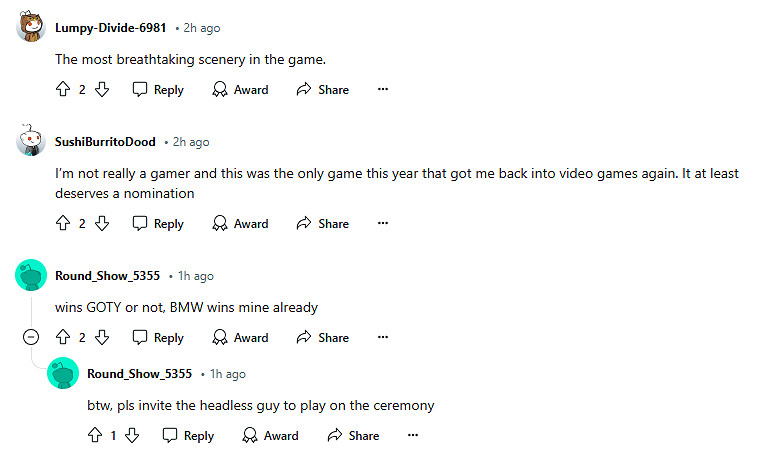 外網熱議:《黑神話:悟空》是否能拿下年度最佳遊戲 外網熱議:《黑神話:悟空》是否能拿下年度最佳遊戲