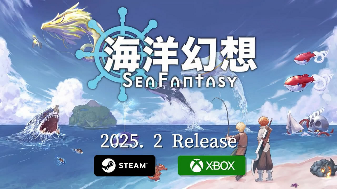 異世界釣魚RPG《海洋幻想》新宣傳片!明年2月發售 異世界釣魚RPG《海洋幻想》新宣傳片!明年2月發售