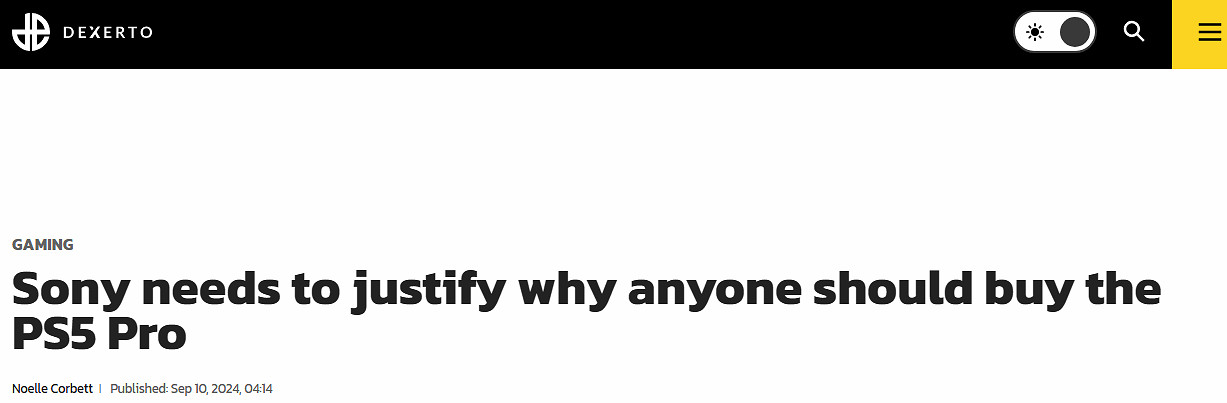 外媒向索尼發問:我們為什麽要買PS5 Pro?8K遊戲嗎? 外媒向索尼發問:我們為什麽要買PS5 Pro?8K遊戲嗎?