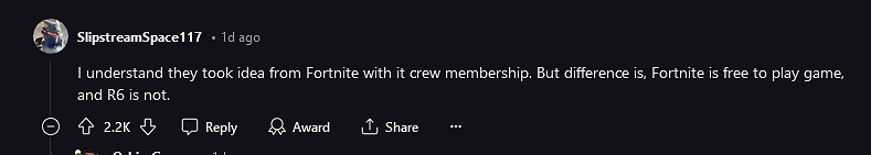 稍有熱度就想變現 《彩六:圍攻》新訂閱引玩家不滿 稍有熱度就想變現 《彩六:圍攻》新訂閱引玩家不滿