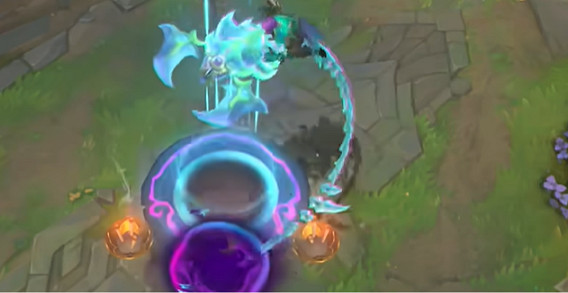 英雄聯盟手遊魄煉九幽派克皮膚特效展示