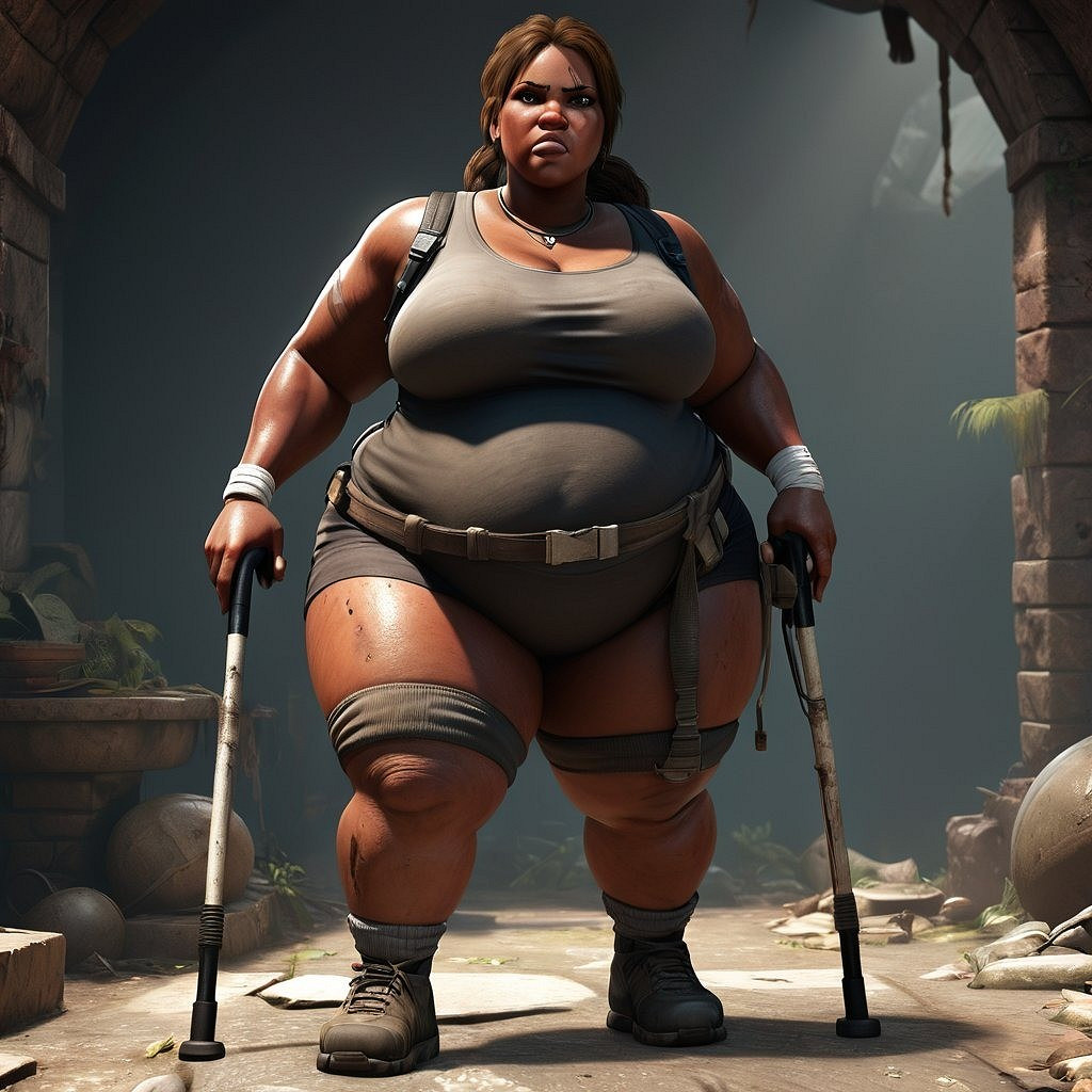 假如《惡靈古堡》被ZZZQ入侵：肥胖主角坐輪椅