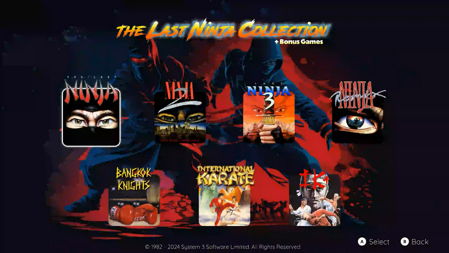 經典動作遊戲《最後的忍者》合集將登陸PC/Switch! 經典動作遊戲《最後的忍者》合集將登陸PC/Switch!