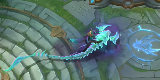 英雄聯盟手遊魄煉九幽派克皮膚特效展示