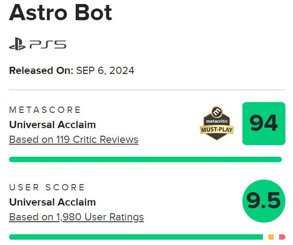 M站《宇宙機器人》使用者評分9.5 今年最好遊戲成績 M站《宇宙機器人》使用者評分9.5 今年最好遊戲成績