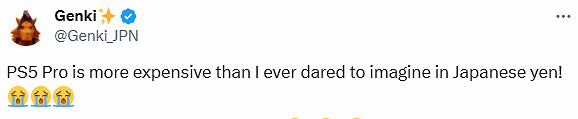 PS5 Pro定價讓日本玩家崩潰了:竟比美版貴1000元! PS5 Pro定價讓日本玩家崩潰了:竟比美版貴1000元!