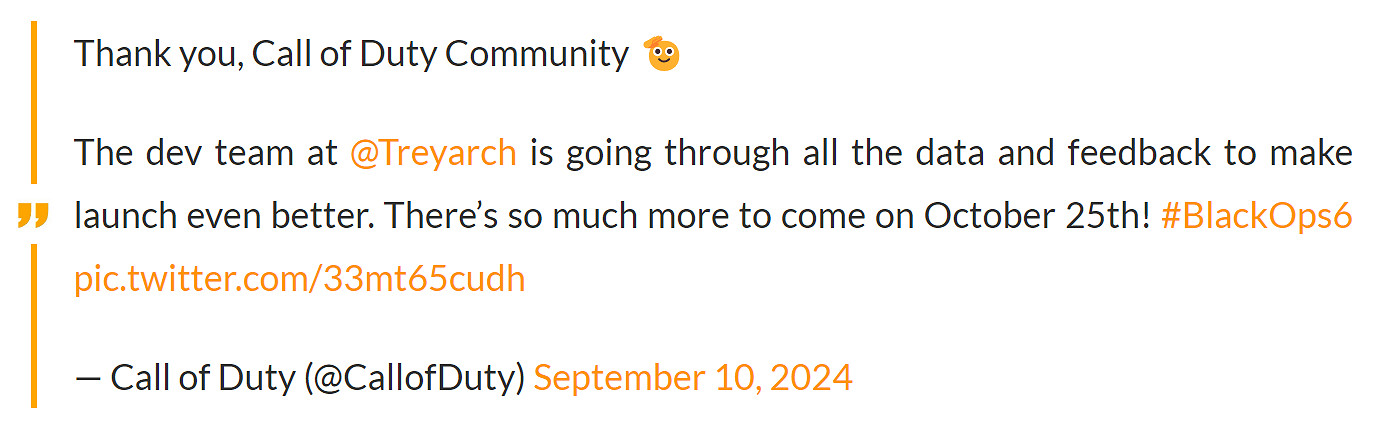 官方：《決勝時刻21》多人測試為有史以來最大規模