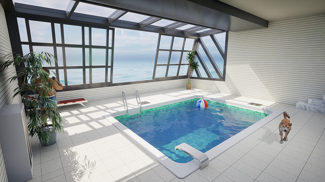 類8番出口驚悚解謎遊戲《奇怪的游泳池》登陸Steam