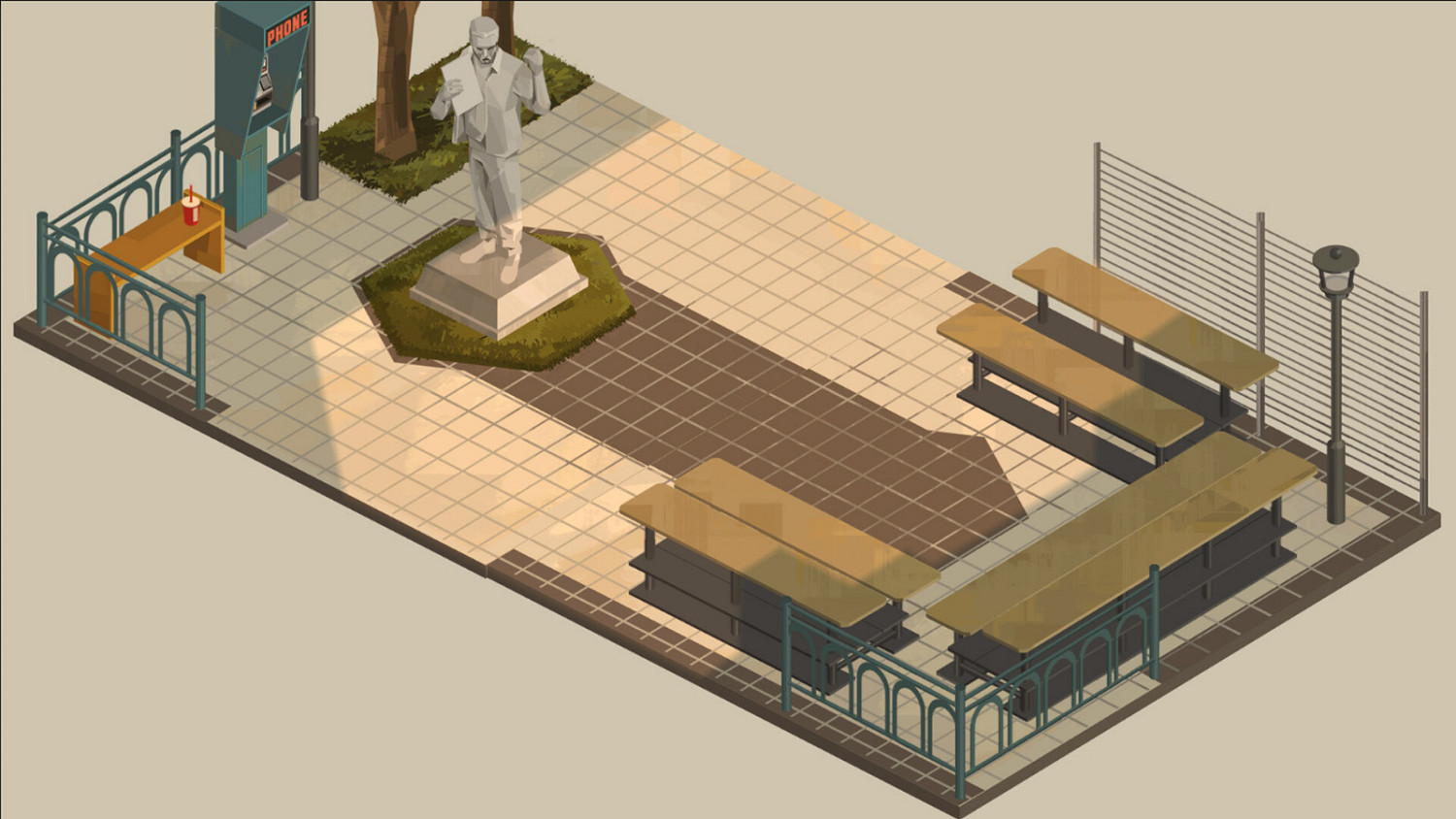 軸測視角視覺小說遊戲《NOOK FALL：西區》Steam頁面公布 發行日期待定