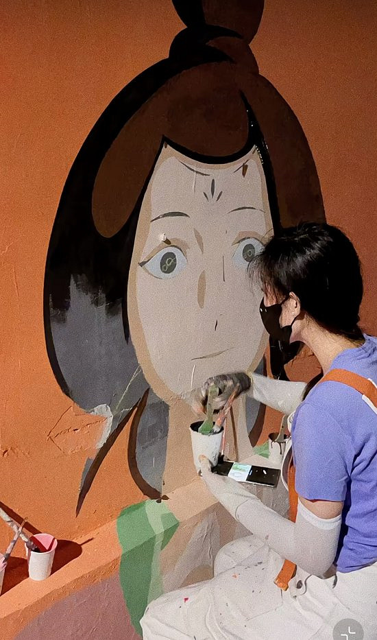 神還原!《黑神話》“豬蛛虐戀”場景牆繪驚現石家莊! 神還原!《黑神話》“豬蛛虐戀”場景牆繪驚現石家莊!