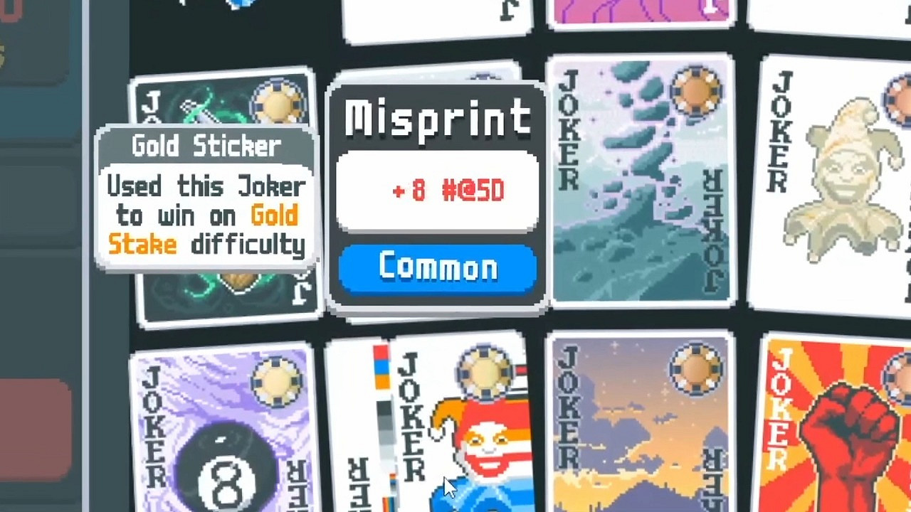 《Balatro》風靡再燃 玩家熱議錯版小醜牌揭秘隱藏技巧 《Balatro》風靡再燃 玩家熱議錯版小醜牌揭秘隱藏技巧