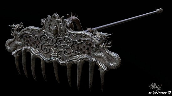 《黑神話》豬八戒九齒釘耙曝光！模型細節極致呈現