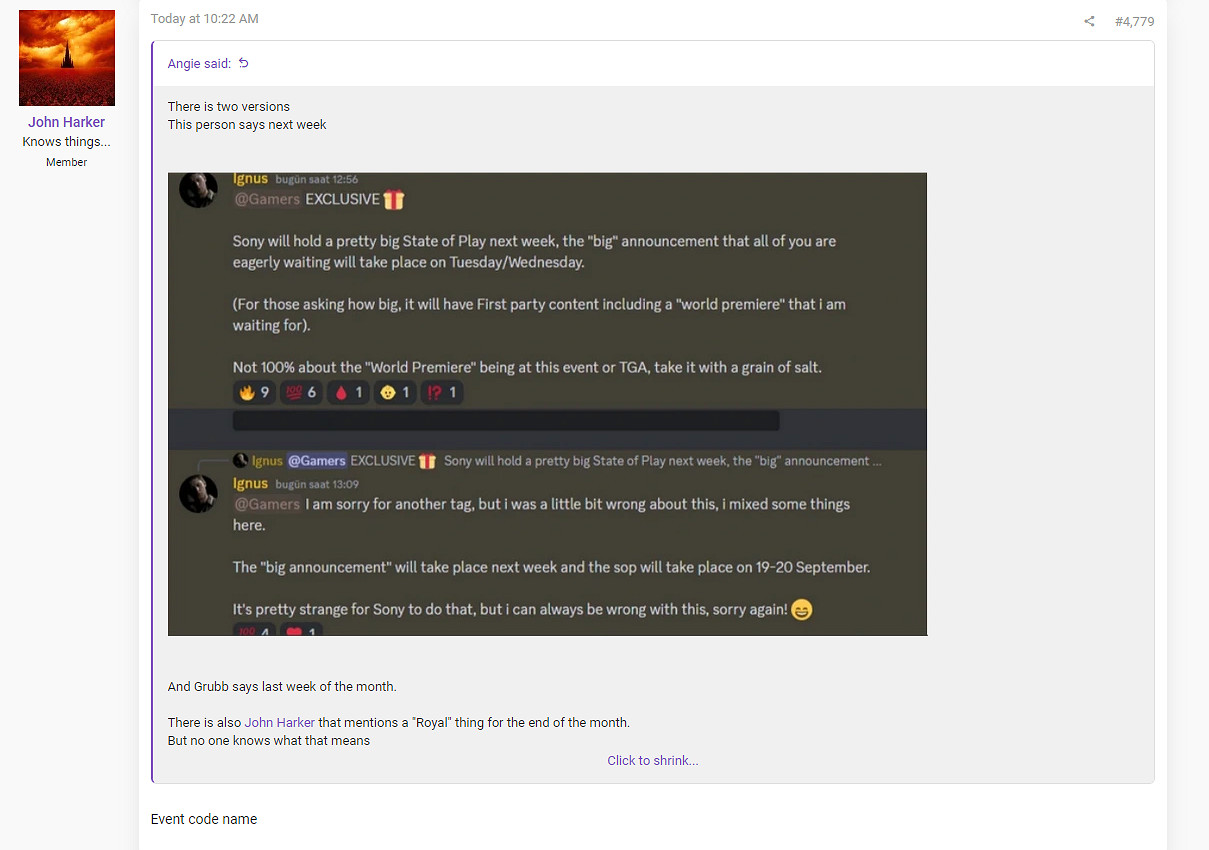 傳聞:索尼新一期State of Play將於9月24日開啟 傳聞:索尼新一期State of Play將於9月24日開啟