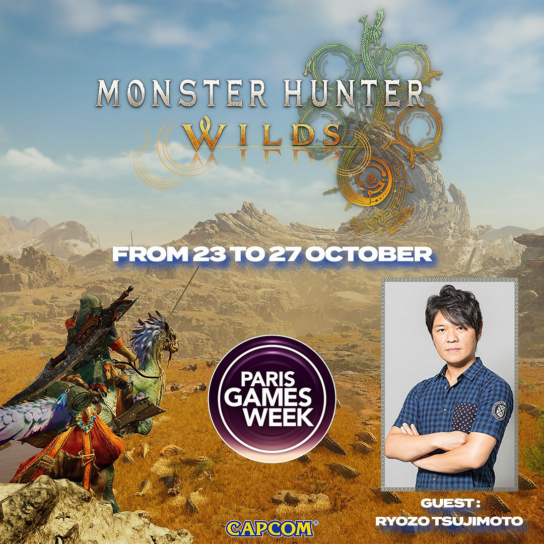 辻本良三將現身《魔物獵人：荒野》巴黎遊戲周展會！