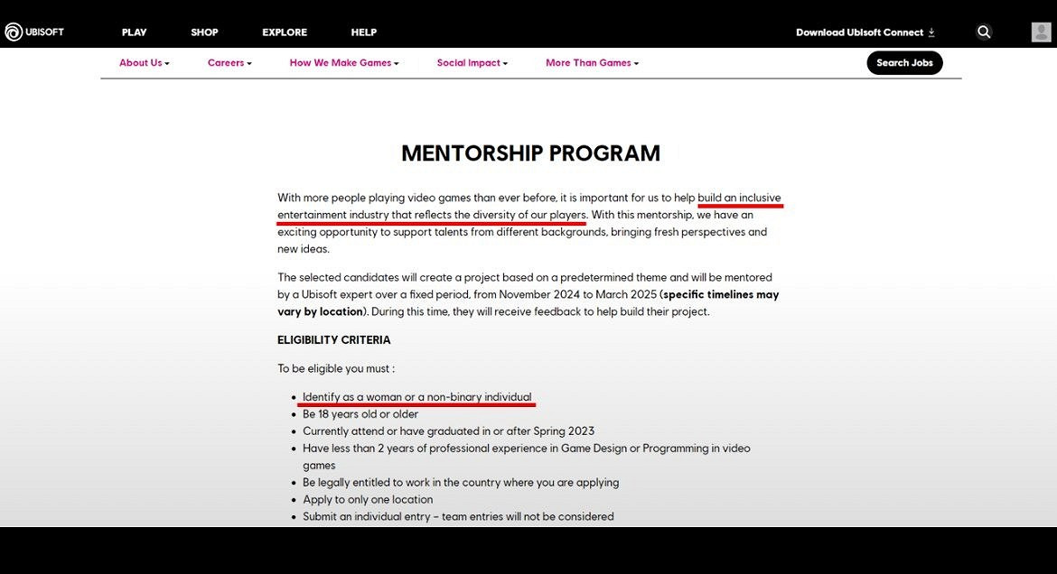 育碧包容性計劃又玩zzzq 僅女性及非二元性別可參與 育碧包容性計劃又玩zzzq 僅女性及非二元性別可參與