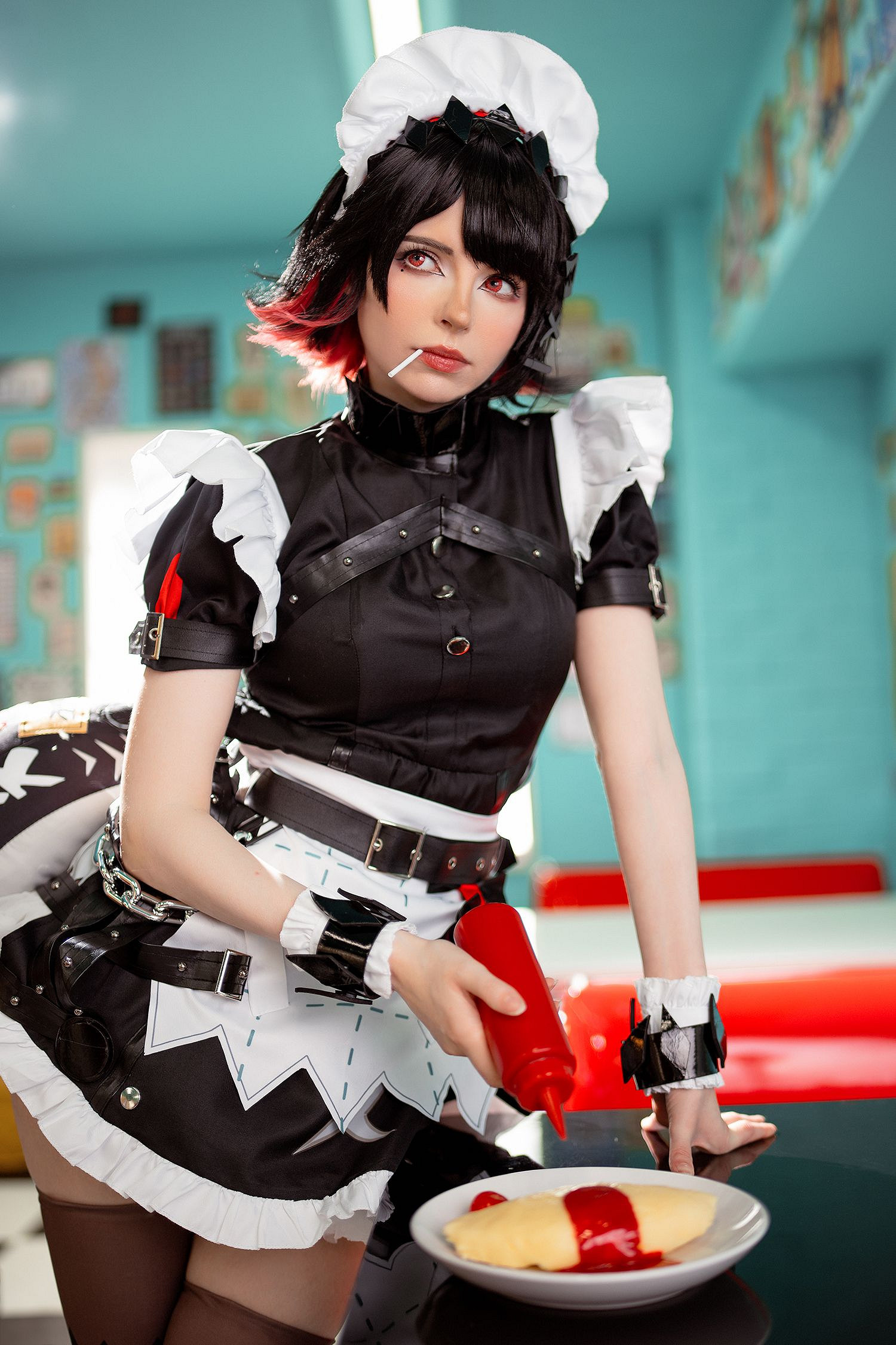 小姐姐COS《FF7：重生》艾莉絲 雪白長裙優雅知性！