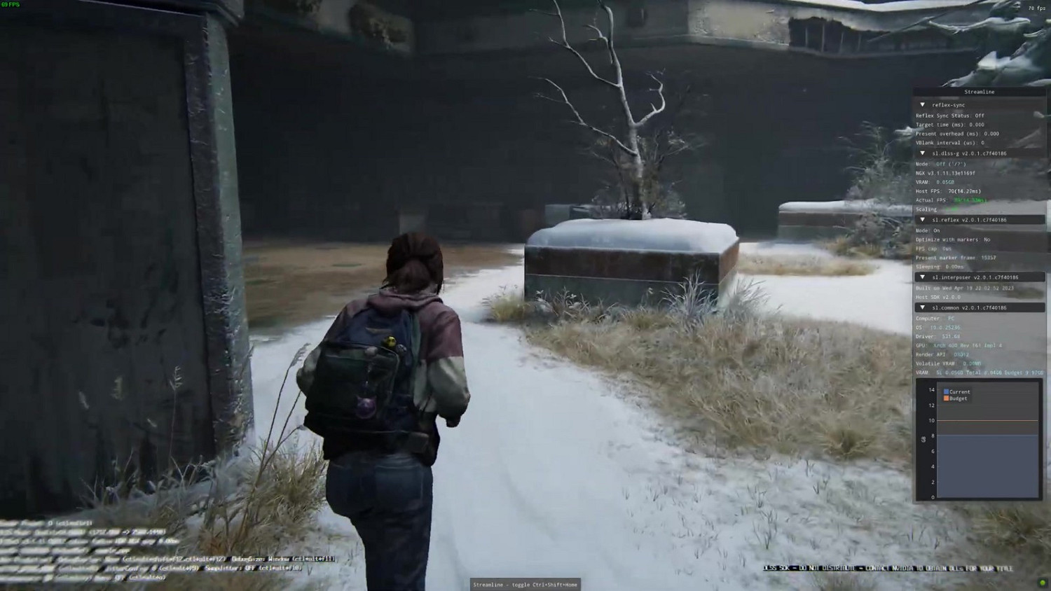 《最後的生還者》PC版DLSS3幀生成Mod展示 《最後的生還者》PC版DLSS3幀生成Mod展示