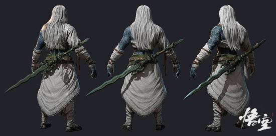 博主自製《黑神話:悟空》角色建模:白衣秀士、土地等 博主自製《黑神話:悟空》角色建模:白衣秀士、土地等