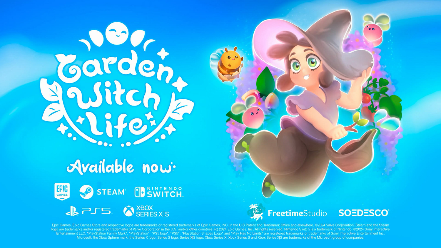 模擬經營遊戲新作《花園女巫的生活》發售!宣傳片賞 模擬經營遊戲新作《花園女巫的生活》發售!宣傳片賞