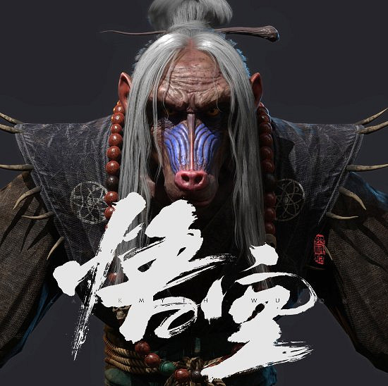 博主自製《黑神話:悟空》角色建模:白衣秀士、土地等 博主自製《黑神話:悟空》角色建模:白衣秀士、土地等