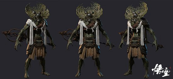 博主自製《黑神話:悟空》角色建模:白衣秀士、土地等 博主自製《黑神話:悟空》角色建模:白衣秀士、土地等