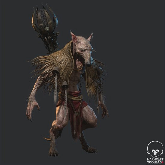 博主自製《黑神話:悟空》角色建模:白衣秀士、土地等 博主自製《黑神話:悟空》角色建模:白衣秀士、土地等