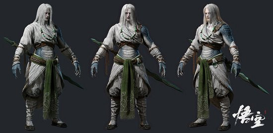 博主自製《黑神話:悟空》角色建模:白衣秀士、土地等 博主自製《黑神話:悟空》角色建模:白衣秀士、土地等