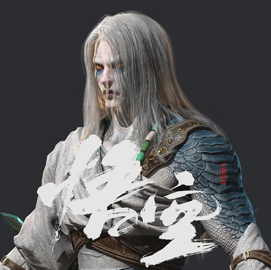 博主自製《黑神話:悟空》角色建模:白衣秀士、土地等 博主自製《黑神話:悟空》角色建模:白衣秀士、土地等