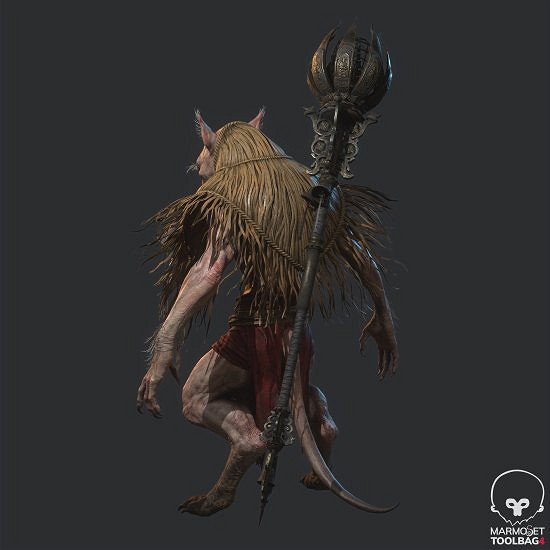 博主自製《黑神話:悟空》角色建模:白衣秀士、土地等 博主自製《黑神話:悟空》角色建模:白衣秀士、土地等