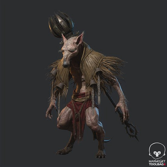 博主自製《黑神話:悟空》角色建模:白衣秀士、土地等 博主自製《黑神話:悟空》角色建模:白衣秀士、土地等