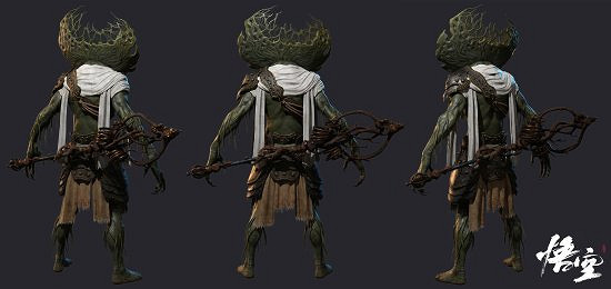 博主自製《黑神話:悟空》角色建模:白衣秀士、土地等 博主自製《黑神話:悟空》角色建模:白衣秀士、土地等