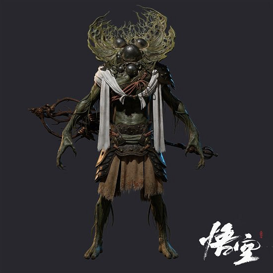 博主自製《黑神話:悟空》角色建模:白衣秀士、土地等 博主自製《黑神話:悟空》角色建模:白衣秀士、土地等