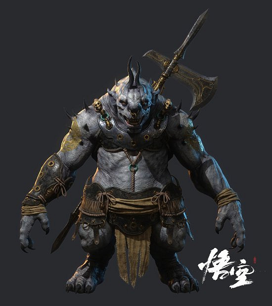 博主自製《黑神話:悟空》角色建模:白衣秀士、土地等 博主自製《黑神話:悟空》角色建模:白衣秀士、土地等