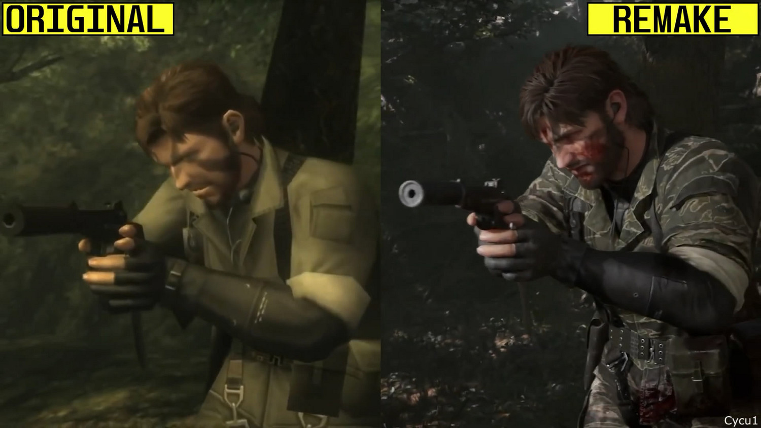 《潛龍諜影3:重製版》vs 原版遊戲 畫面對比影片! 《潛龍諜影3:重製版》vs 原版遊戲 畫面對比影片!